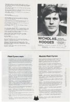 1985 Pontcanna Nicholas Hodges