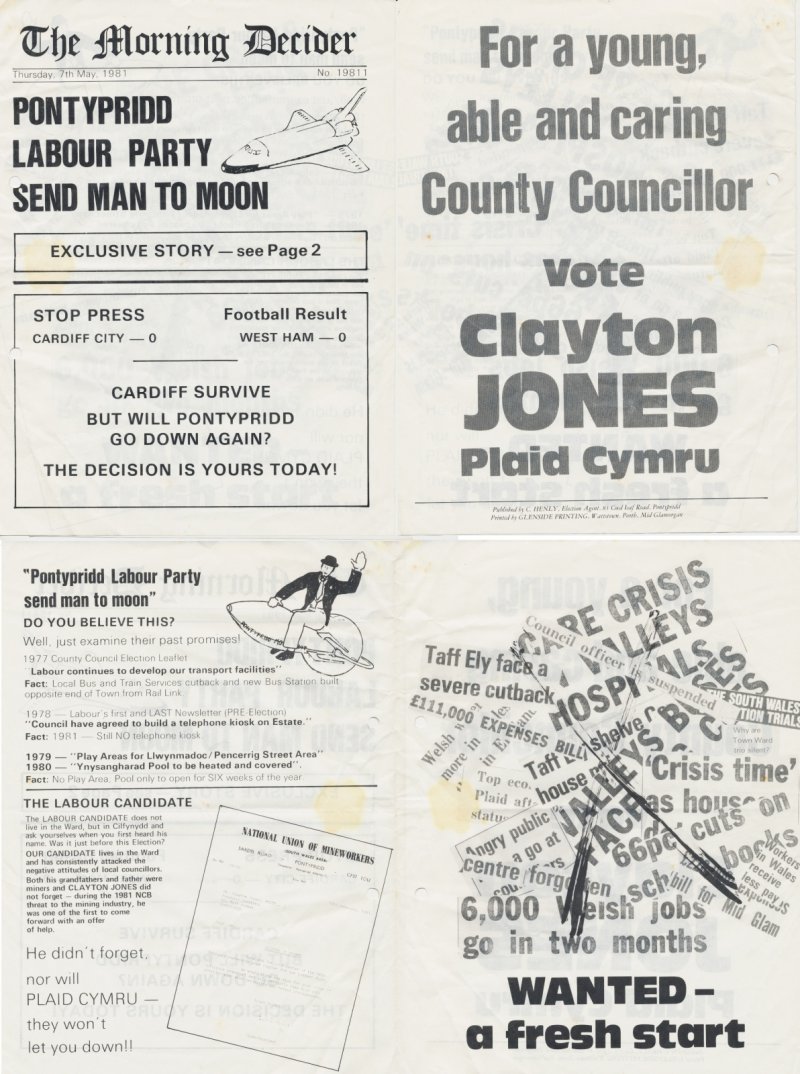 1981m05 Pontypridd Morning Decider Clayton Jones